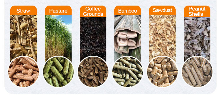 Biomass Pellet Materials 04+ Application of Biomass Pellet Production Line