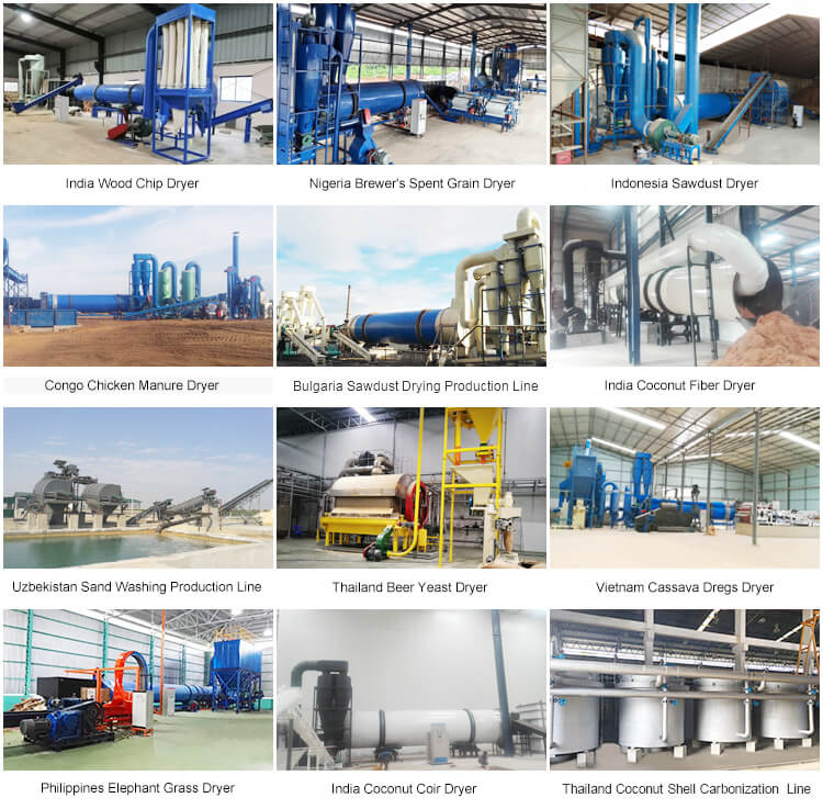 Cases Real Project Cases of Crops Straw Dryer Machine