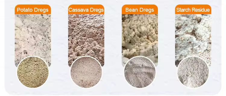 Cassava Dregs Dryer Materials 01+ Application Scenarios of Corn Husk Dryer Machine 02