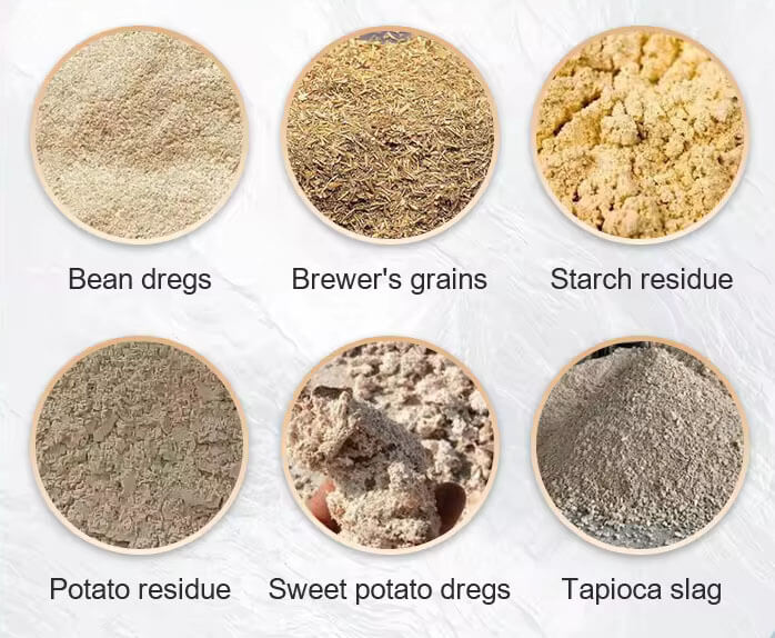 Cassava Dregs Dryer Materials 03 Application Scenarios of Corn Husk Dryer Machine