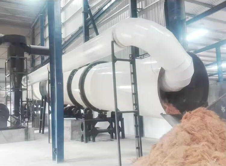 Coconut Peat Dryer 01 Real Project Cases of Coconut Peat Dryer