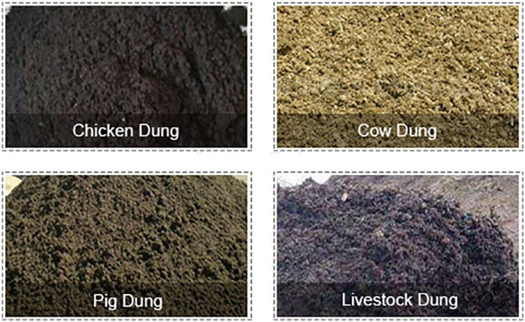 Cow Dung Rotary Dryer Materials Application Scenarios of Cow Dung Rotary Dryer
