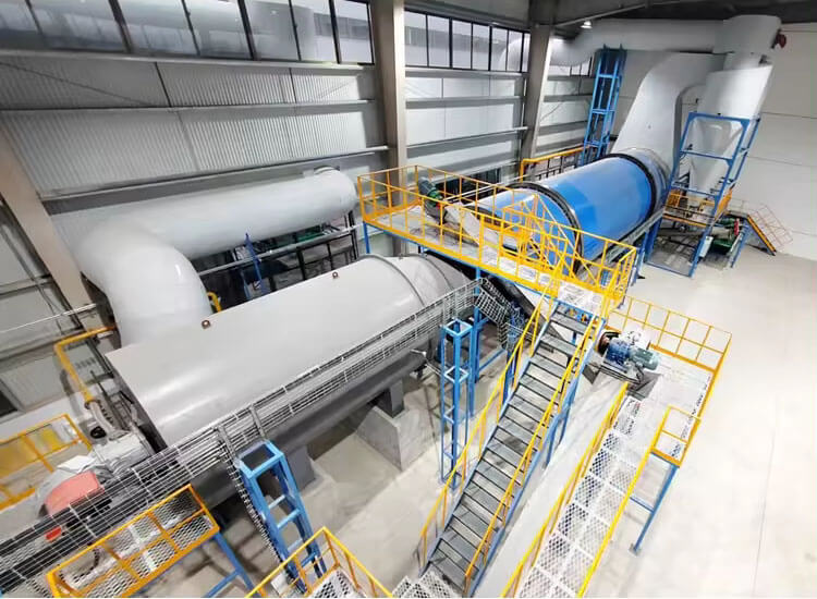 Sawdust Dryer 06 Core Product Advantages of Three Channels Drum Rotary Dryer