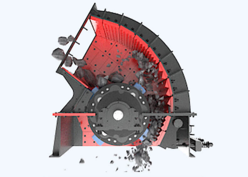 Heavy Hammer Crusher Structures-03 Working Principle of Heavy Hammer Crusher